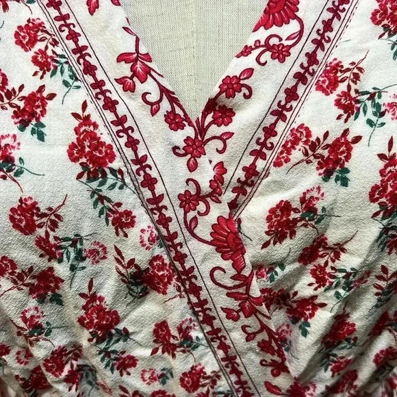 If By Sea Los Angeles dress wrap floral Size M - Picture 7 of 11